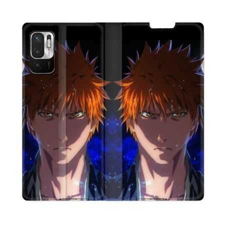 Housse Cuir Portefeuille Pour Redmi Note 10 5G Manga Bleach Ichigo