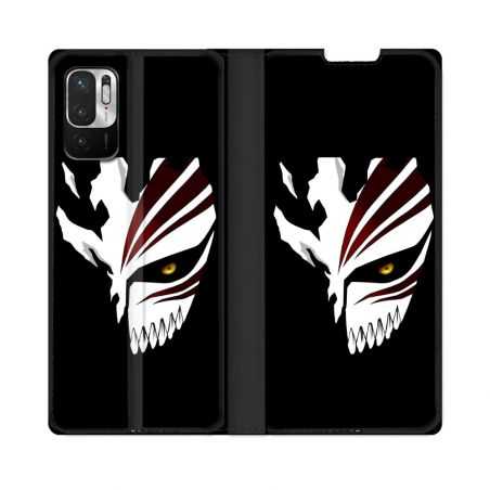 Housse Cuir Portefeuille Pour Redmi Note 10 5G Manga Bleach Masque