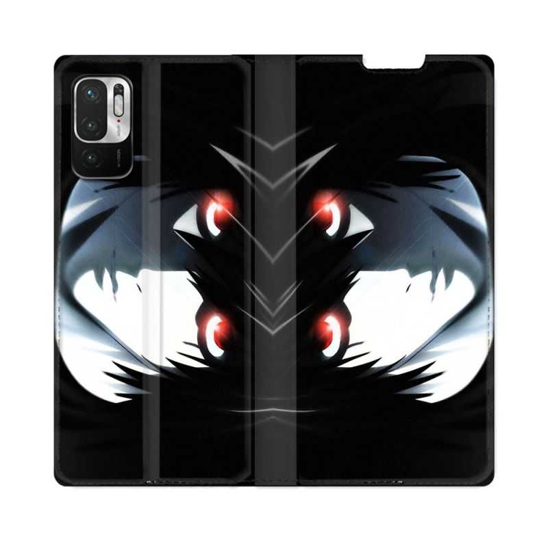 Housse Cuir Portefeuille Pour Redmi Note 10 5G Manga Death Note L