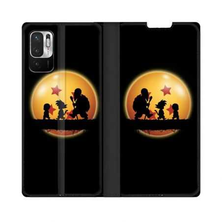 Housse Cuir Portefeuille Pour Redmi Note 10 5G Manga Dragon Ball Vintage