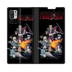 Housse Cuir Portefeuille Pour Redmi Note 10 5G Manga Fairy Tail Logo Team