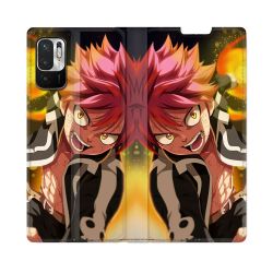 Housse Cuir Portefeuille Pour Redmi Note 10 5G Manga Fairy Tail Natsu