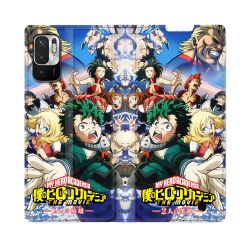 Housse Cuir Portefeuille Pour Redmi Note 10 5G Manga My Hero Academia Affiche