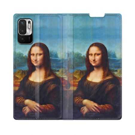 Housse Cuir Portefeuille Pour Redmi Note 10 5G Peinture Joconde