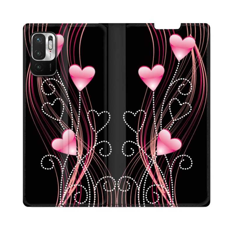 Housse Cuir Portefeuille Pour Redmi Note 10 5G Pompier Escalier