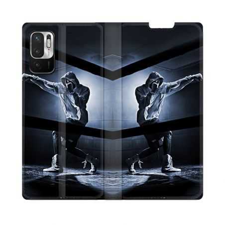 Housse Cuir Portefeuille Pour Redmi Note 10 5G Sport Boxe Poing