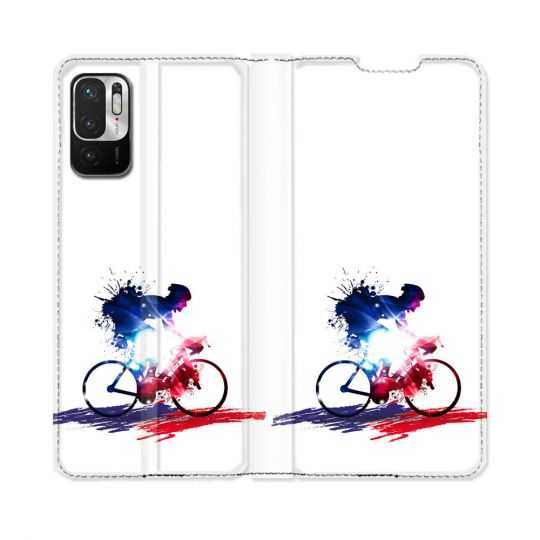 Housse Cuir Portefeuille Pour Redmi Note 10 5G Sport Cyclisme France