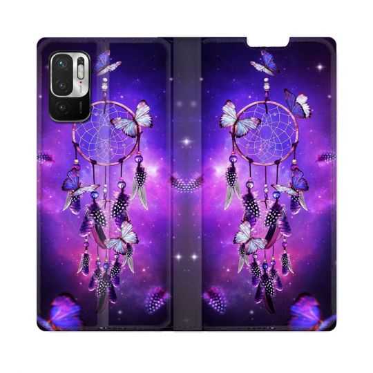 Housse Cuir Portefeuille Pour Redmi Note 10 5G Zen Attrape Reve Papillon
