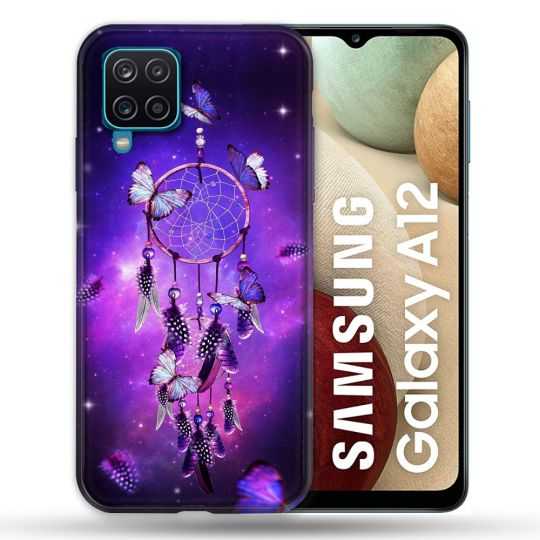 Coque Pour Samsung Galaxy A12 Zen Attrape Reve Papillon