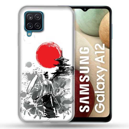 Coque Pour Samsung Galaxy A12 Voyage Japon Femme