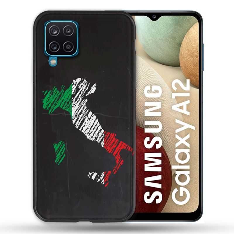 Coque Pour Samsung Galaxy A12 Voyage Italie Botte