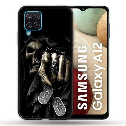 Coque Pour Samsung Galaxy A12 Tete de Mort Your Next