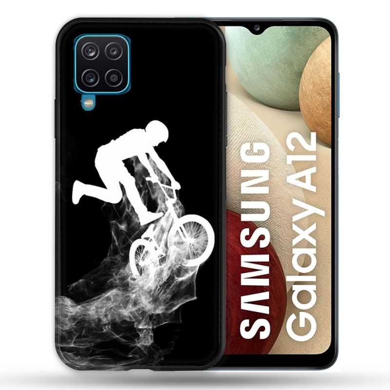 Coque Pour Samsung Galaxy A12 Sport VTT Noir