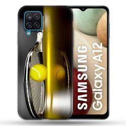 Coque Pour Samsung Galaxy A12 Sport Tennis Reflet