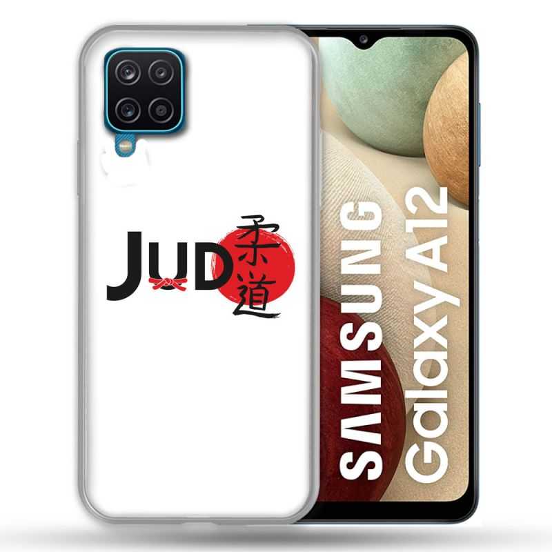 Coque Pour Samsung Galaxy A12 Sport Judo Logo