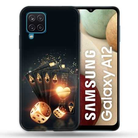 Coque Pour Samsung Galaxy A12 Poker Des