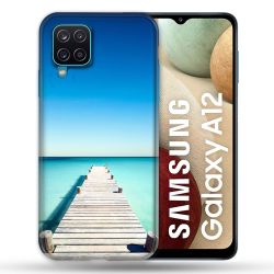 Coque Pour Samsung Galaxy A12 Nature Pont Mer