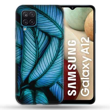 Coque Pour Samsung Galaxy A12 Nature Feuille Palmier