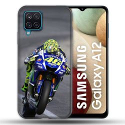 Coque Pour Samsung Galaxy A12 Moto Course GP Wheeling 46