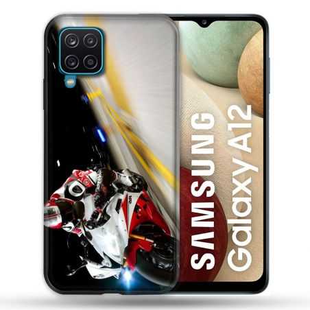 Coque Pour Samsung Galaxy A12 Moto Course GP R6