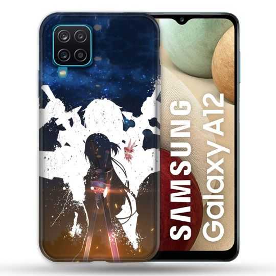 Coque Pour Samsung Galaxy A12 Manga SAO sword Art Online Asuna