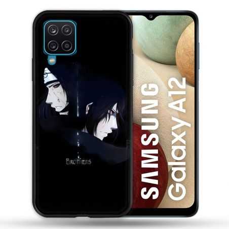 Coque Pour Samsung Galaxy A12 Manga Naruto Sasuke Itachi