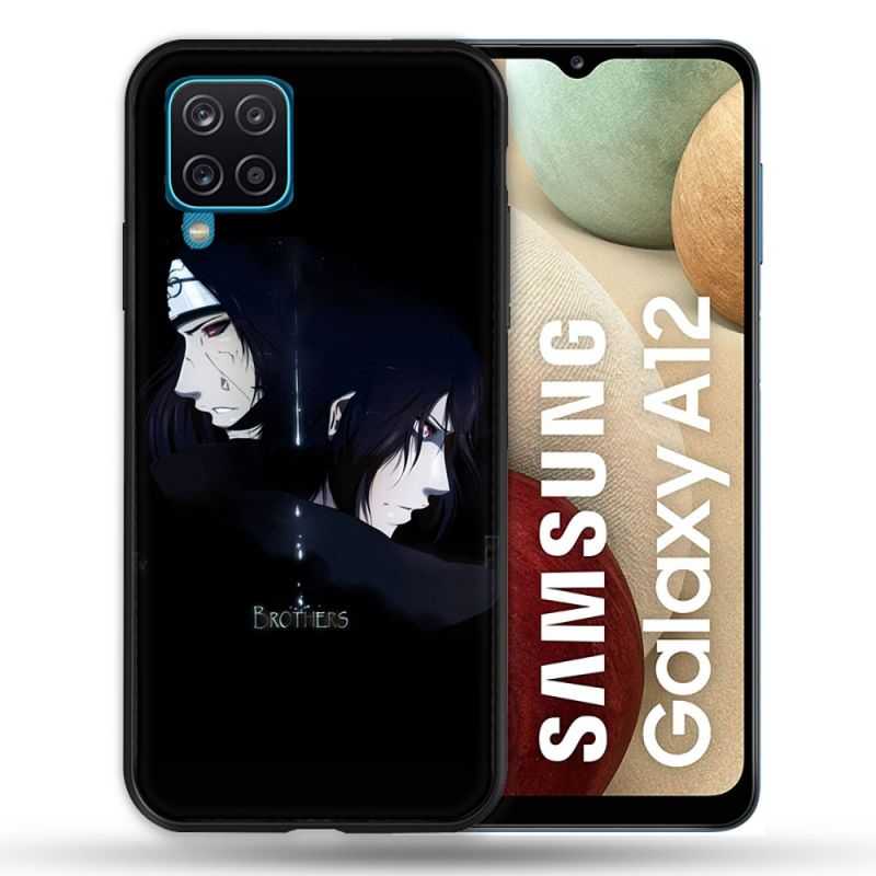 Coque Pour Samsung Galaxy A12 Manga Naruto Sasuke Itachi