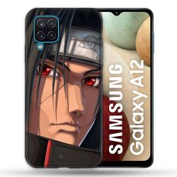 Coque Pour Samsung Galaxy A12 Manga Naruto Itachi Visage