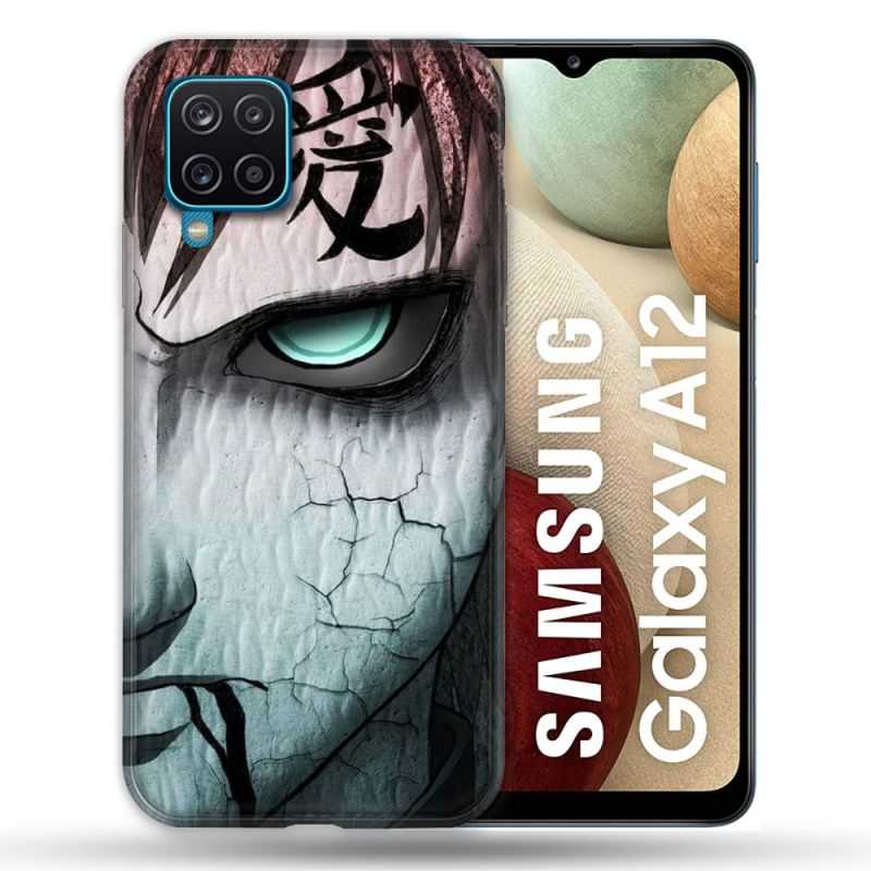 Coque Pour Samsung Galaxy A12 Manga Naruto Gaara