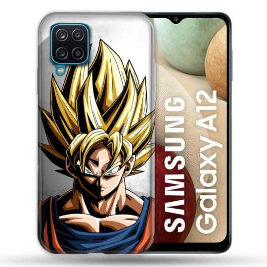 Coque Pour Samsung Galaxy A12 Manga Dragon Ball Sangoku Portrait