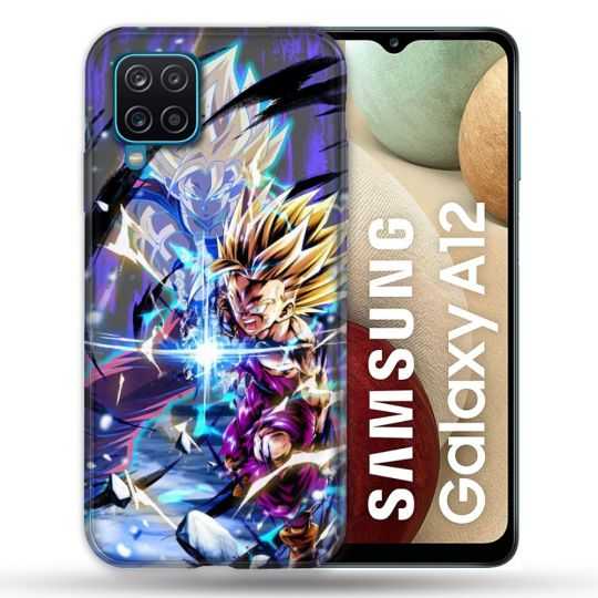 Coque Pour Samsung Galaxy A12 Manga Dragon Ball Sangohan Duo