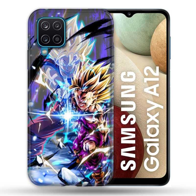 Coque Pour Samsung Galaxy A12 Manga Dragon Ball Sangohan Duo