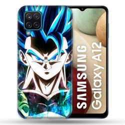 Coque Pour Samsung Galaxy A12 Manga Dragon Ball Gogeta Visage
