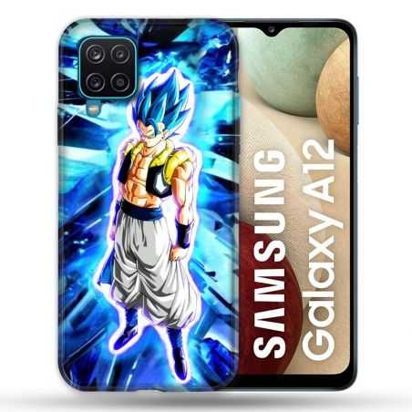 Coque Pour Samsung Galaxy A12 Manga Dragon Ball Gogeta Lumiere