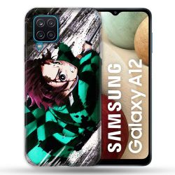 Coque Pour Samsung Galaxy A12 Manga Demon Slayer Tanjiro