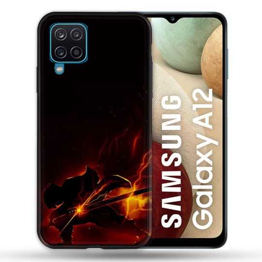 Coque Pour Samsung Galaxy A12 Manga Demon Slayer Electric