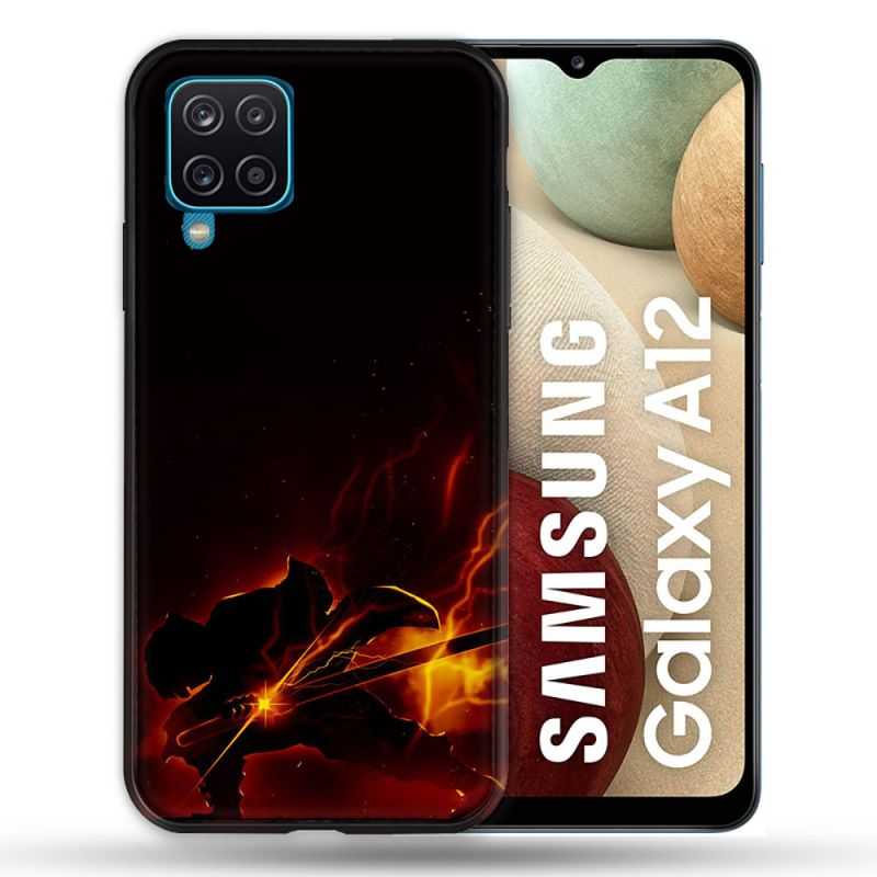 Coque Pour Samsung Galaxy A12 Manga Demon Slayer Electric