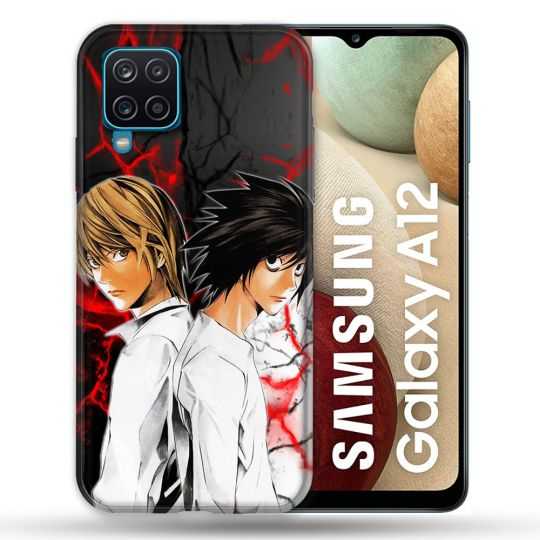 Coque Pour Samsung Galaxy A12 Manga Death Note Duo