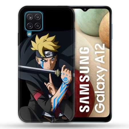Coque Pour Samsung Galaxy A12 Manga Boruto Tatouage