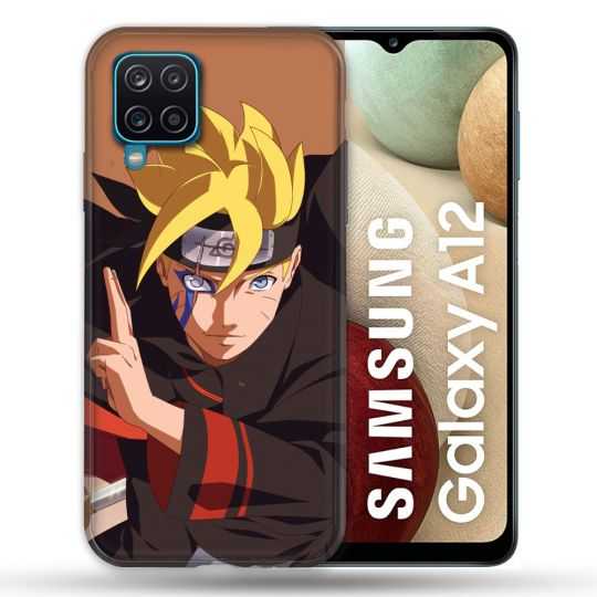 Coque Pour Samsung Galaxy A12 Manga Boruto Signe