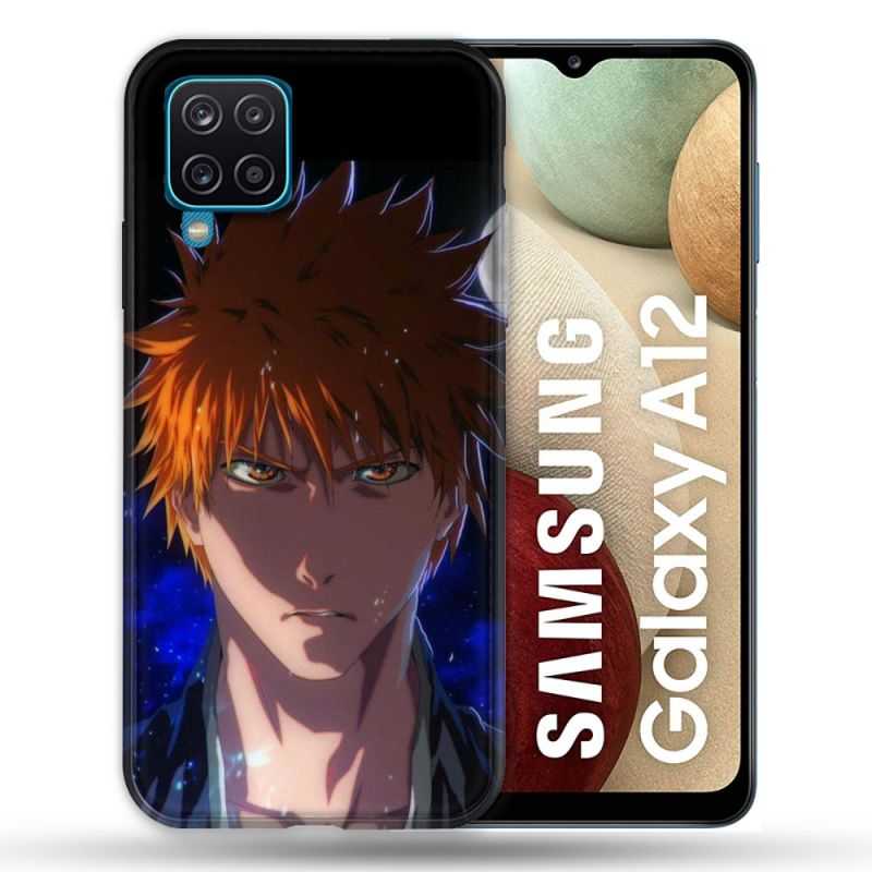 Coque Pour Samsung Galaxy A12 Manga Bleach Ichigo