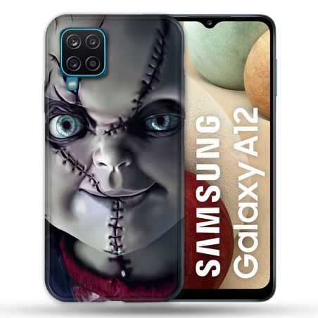 Coque Pour Samsung Galaxy A12 Horreur Chucky Cicatrice