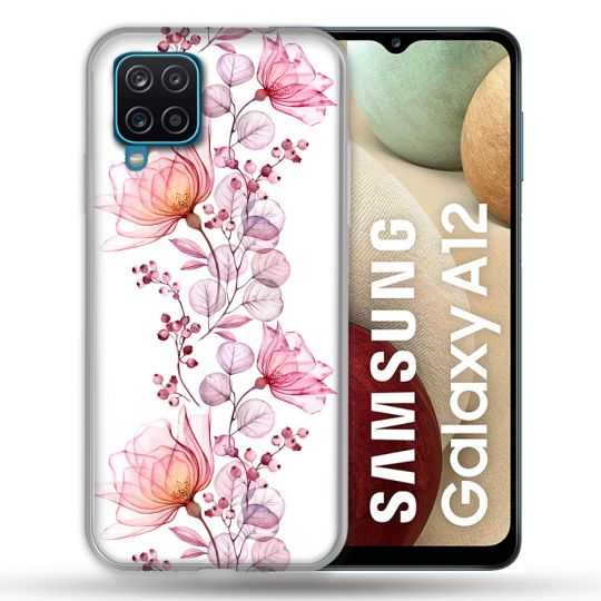 Coque Pour Samsung Galaxy A12 Fleur Eclosion