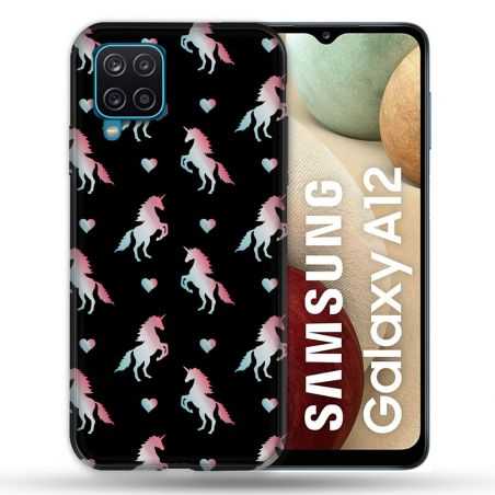 Coque Pour Samsung Galaxy A12 Fantastique Licorne Pattern