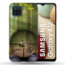 Coque Pour Samsung Galaxy A12 Chasse Sanglier Viseur