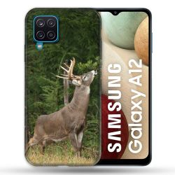 Coque Pour Samsung Galaxy A12 Chasse Cerf