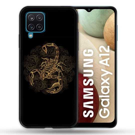 Coque Pour Samsung Galaxy A12 Animal Scorpion Fresque
