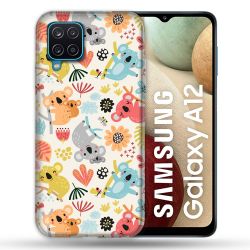 Coque Pour Samsung Galaxy A12 Animal Koala Pattern