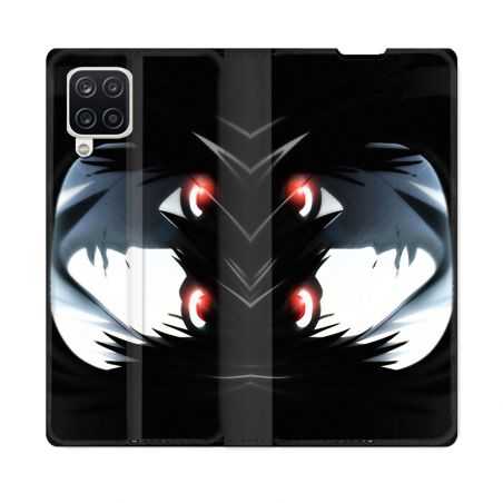 Housse Cuir Portefeuille Pour Samsung Galaxy A12 Manga Death Note L