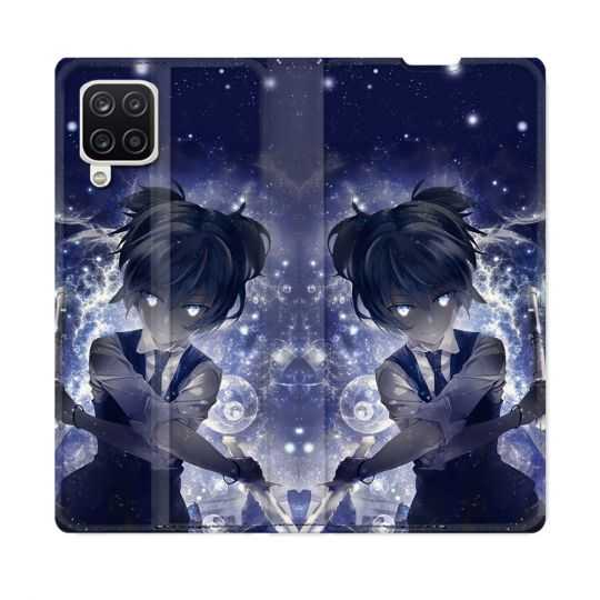 Housse Cuir Portefeuille Pour Samsung Galaxy A12 Manga Assassination Classroom Nagisa